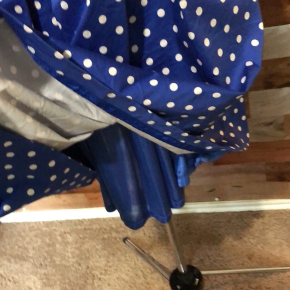 Liz Claiborne blue polka dot dress - Picture 7 of 12